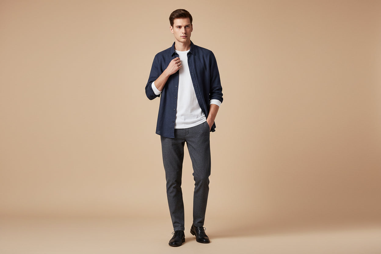 LUVXU Signature Linen Shirt–Timeless Edition
