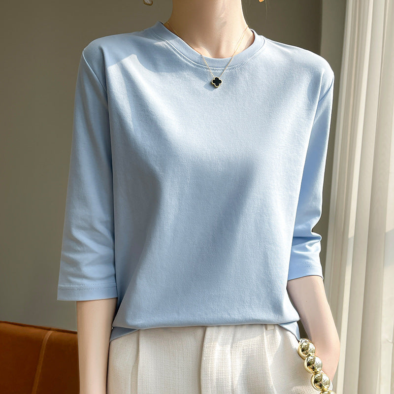LUVXU Soft Cotton Essential Tee – Women