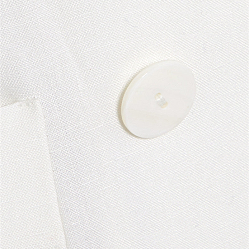 LUVXU Linen Blazer Dress – Pure Minimal Elegance