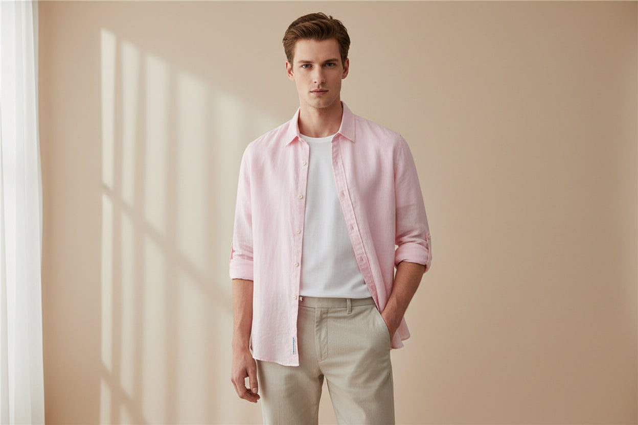 LUVXU Signature Linen Shirt–Timeless Edition