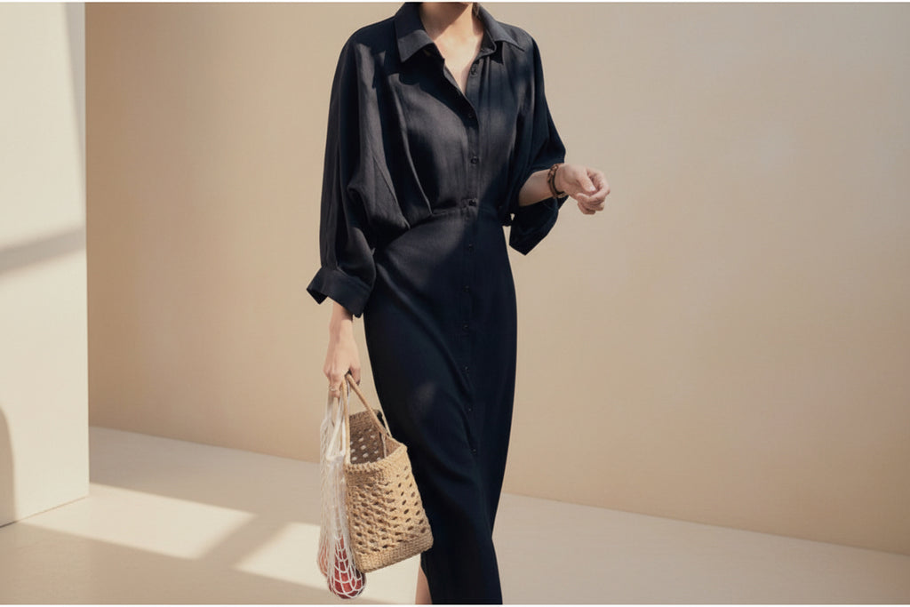 Classic Loose Shirt Dress – Effortless Look