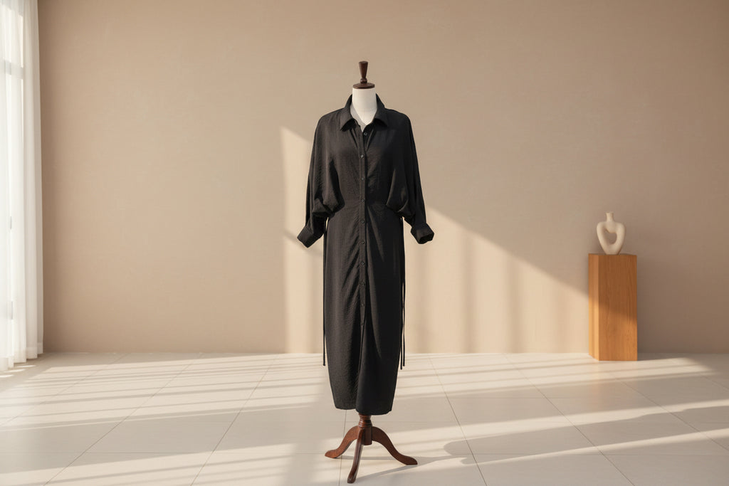 Classic Loose Shirt Dress – Effortless Look