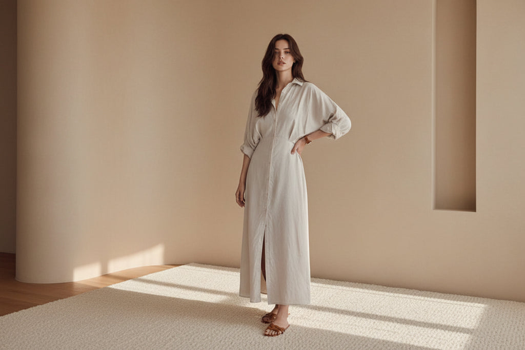 Classic Loose Shirt Dress – Effortless Look