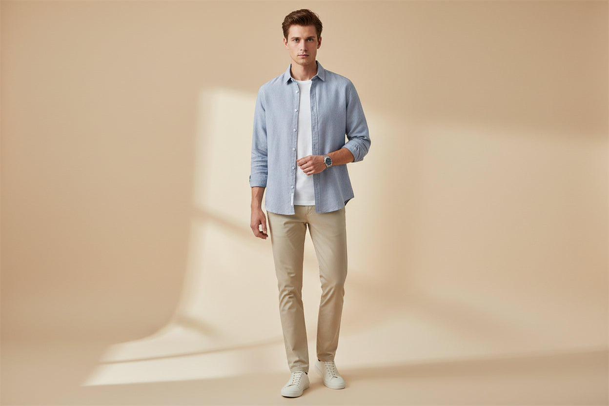 LUVXU Signature Linen Shirt–Timeless Edition