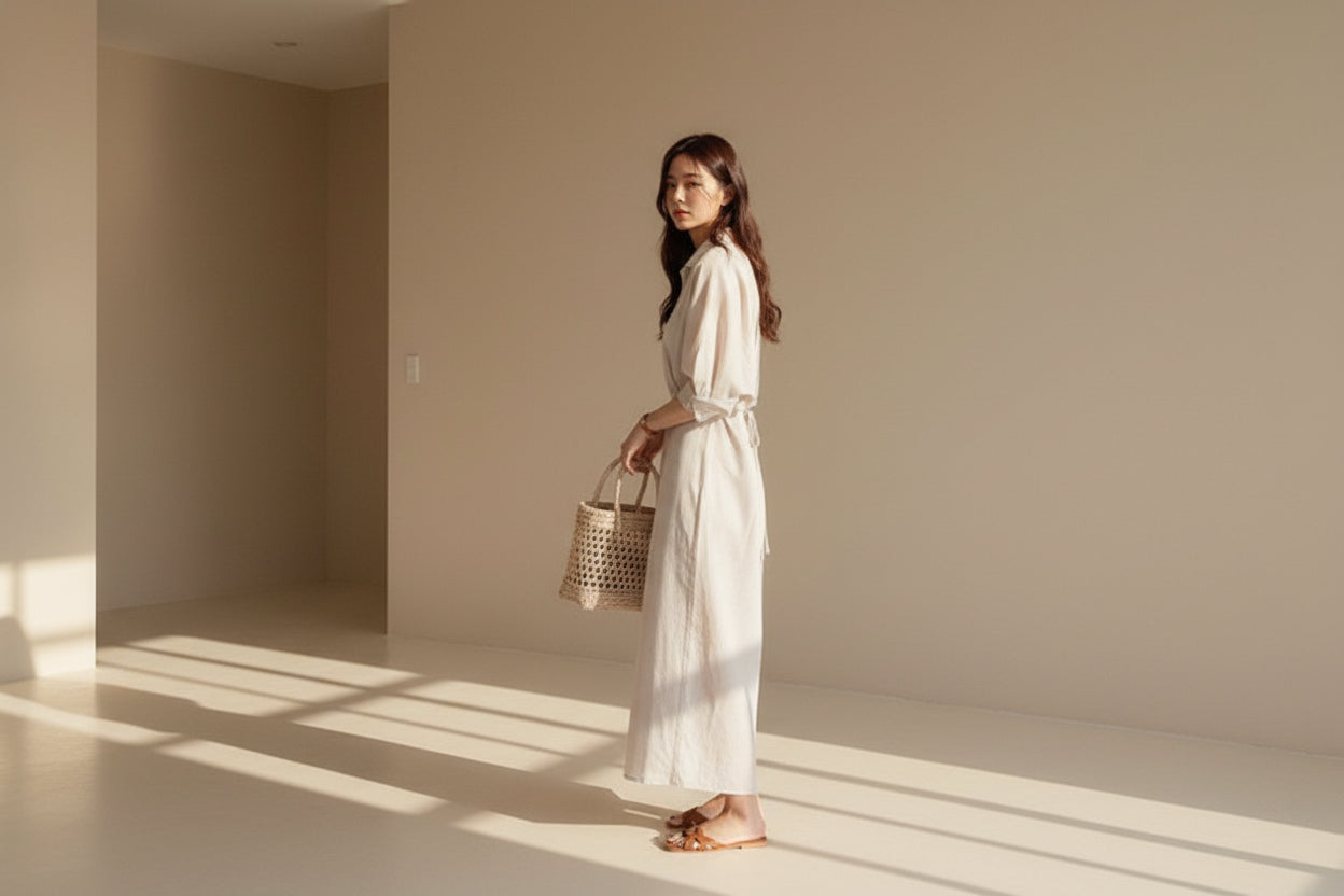 Classic Loose Shirt Dress – Effortless Look