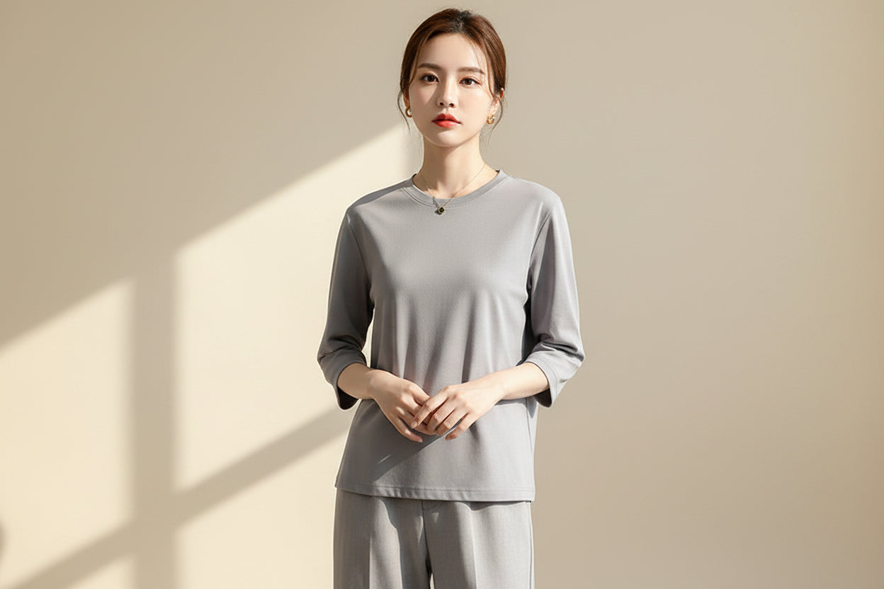 LUVXU Soft Cotton Essential Tee – Women