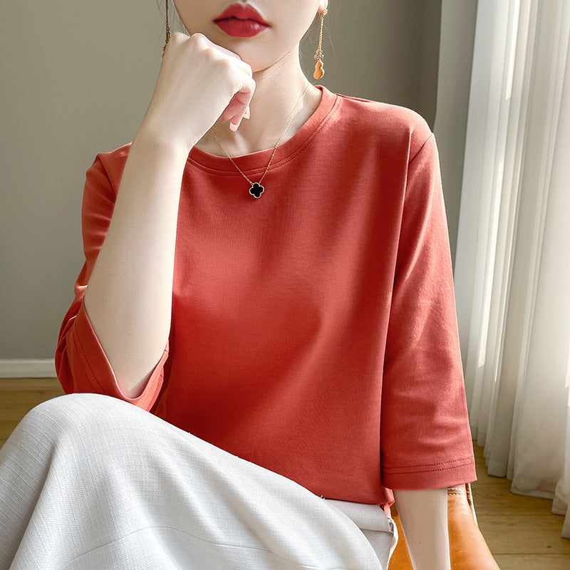 LUVXU Soft Cotton Essential Tee – Women