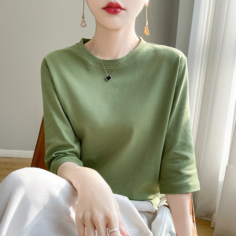LUVXU Soft Cotton Essential Tee – Women