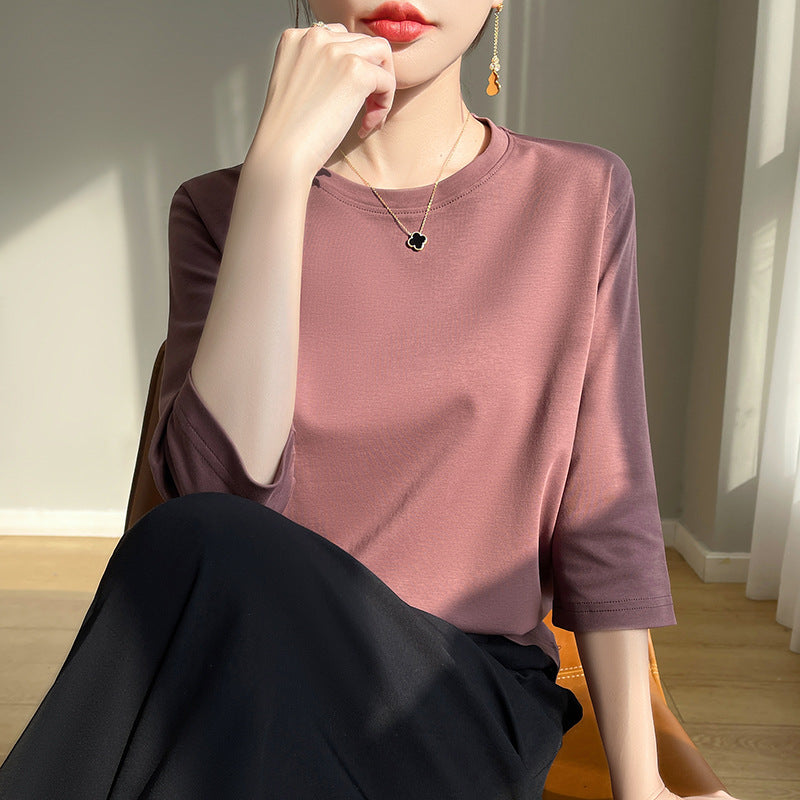 LUVXU Soft Cotton Essential Tee – Women